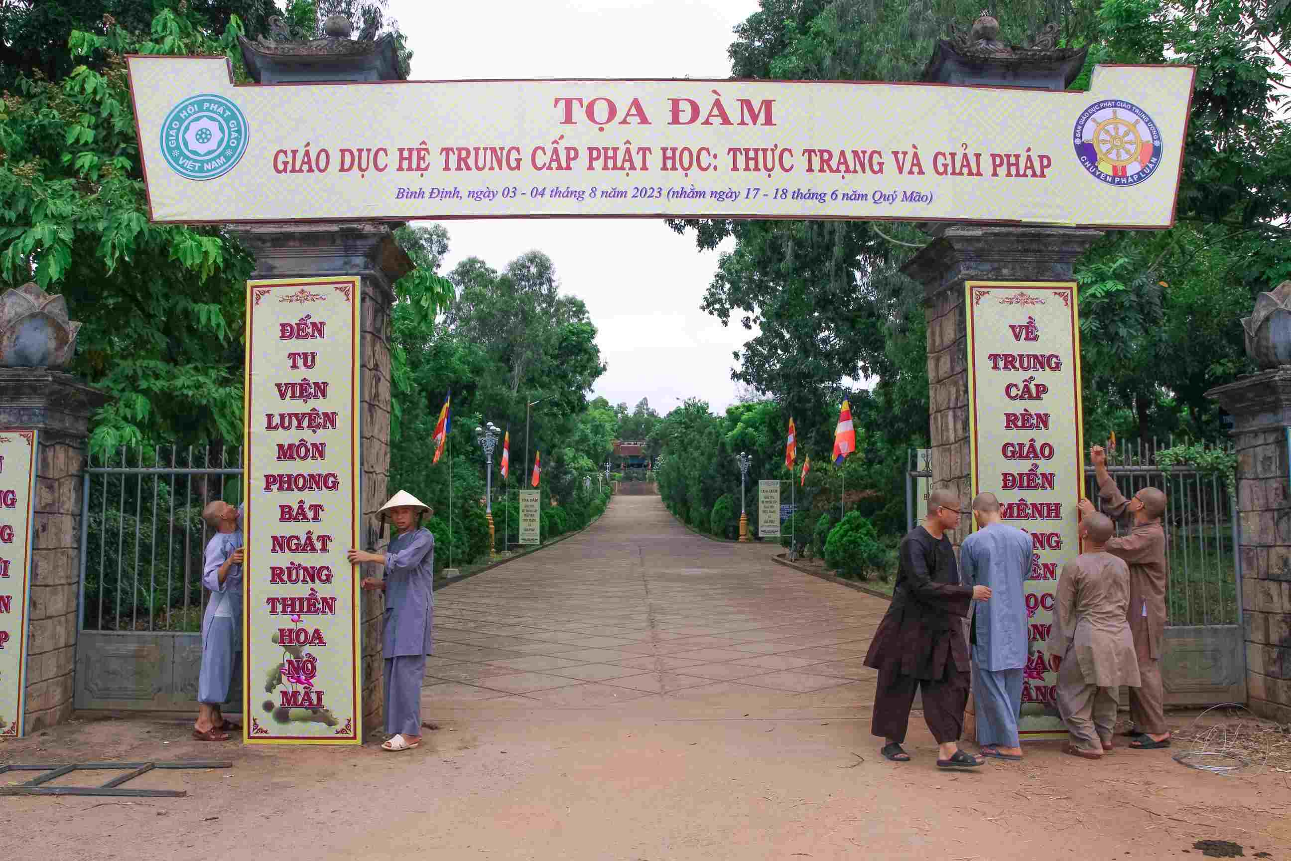 Công tác chuẩn bị Tọa đàm Giáo dục hệ Trung cấp Phật học – Thực trạng và giải pháp